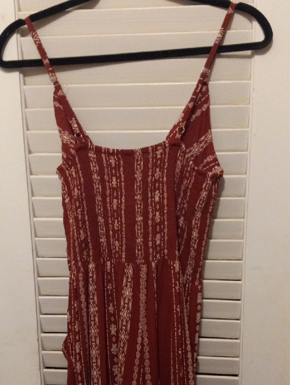 ANGIE Twist-Front Striped Jumpsuit - Picture 7 of 8